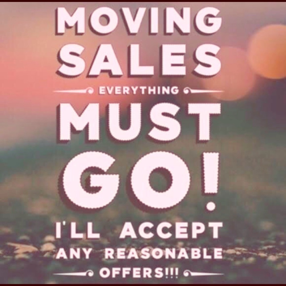 MOVING SALE